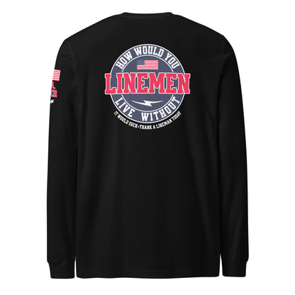 Mens Lineman Long Sleeve Tee