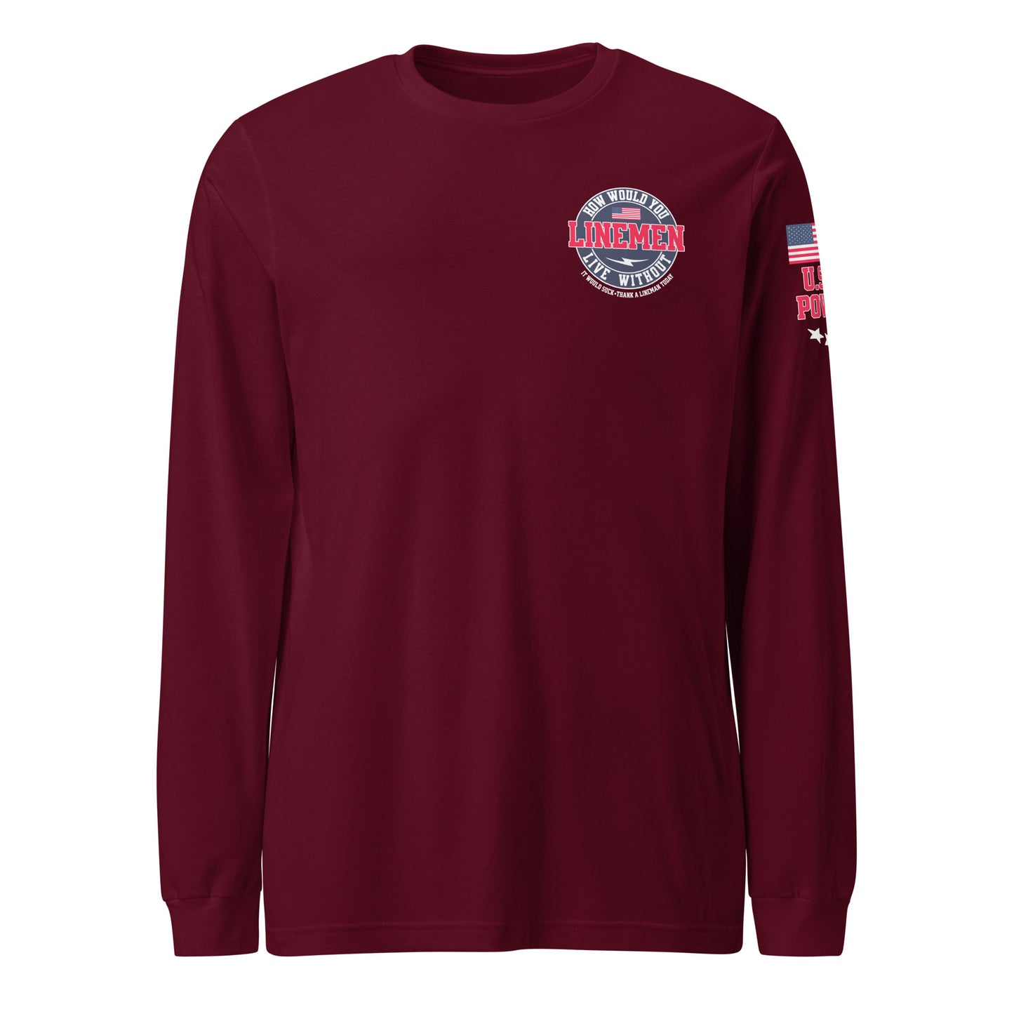 Mens Lineman Long Sleeve Tee