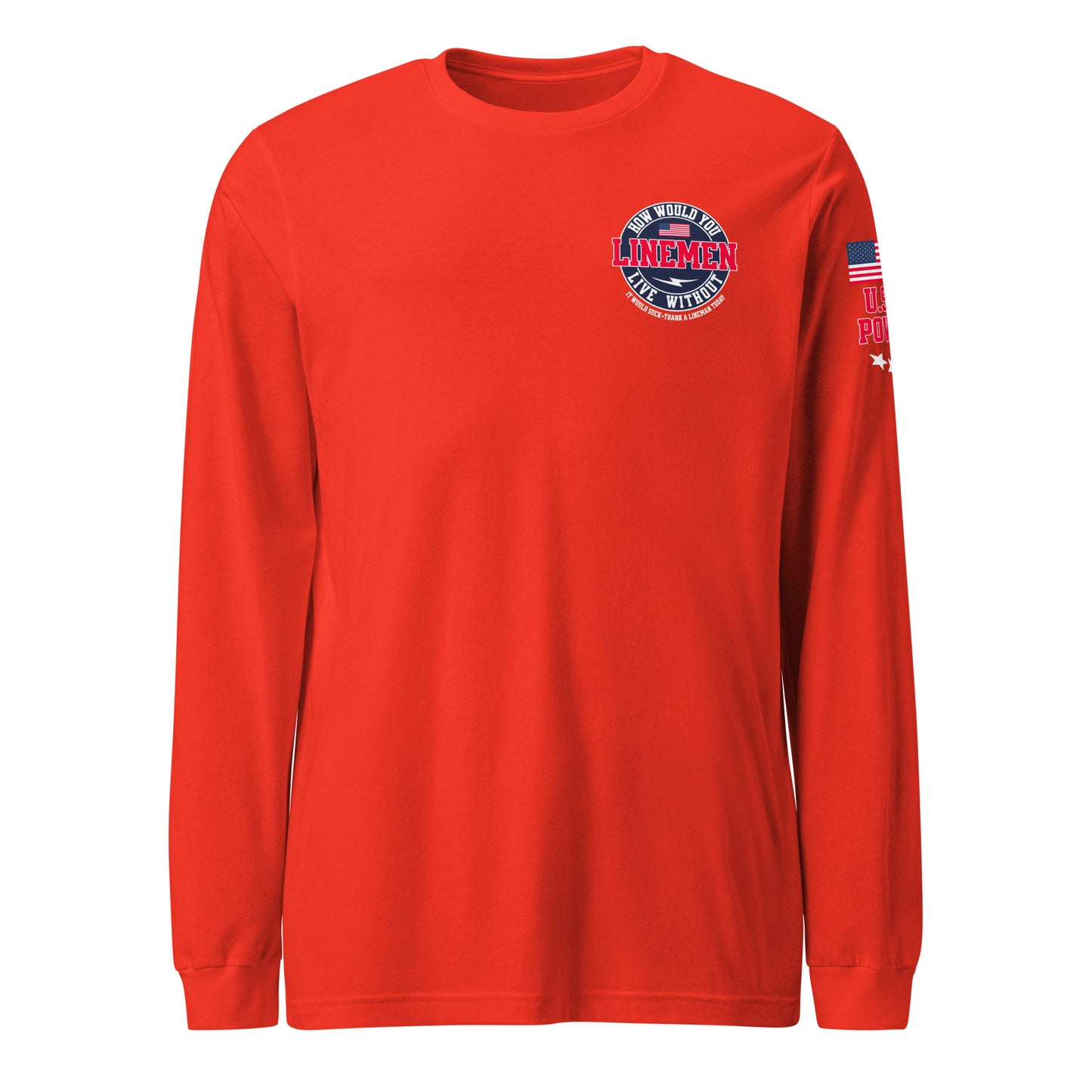 Mens Lineman Long Sleeve Tee