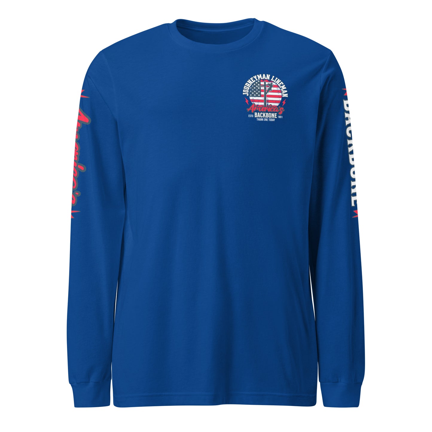 Mens Lineman Long Sleeve Tee