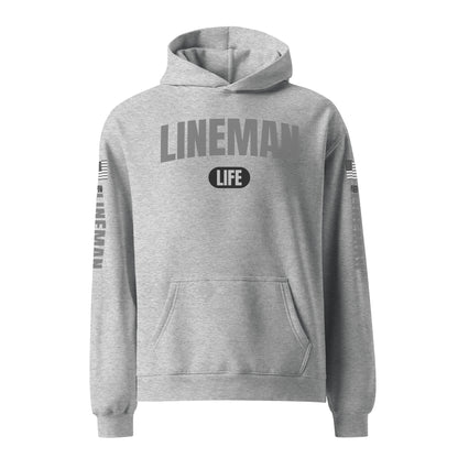 Mens Lineman Oversized Hoodie