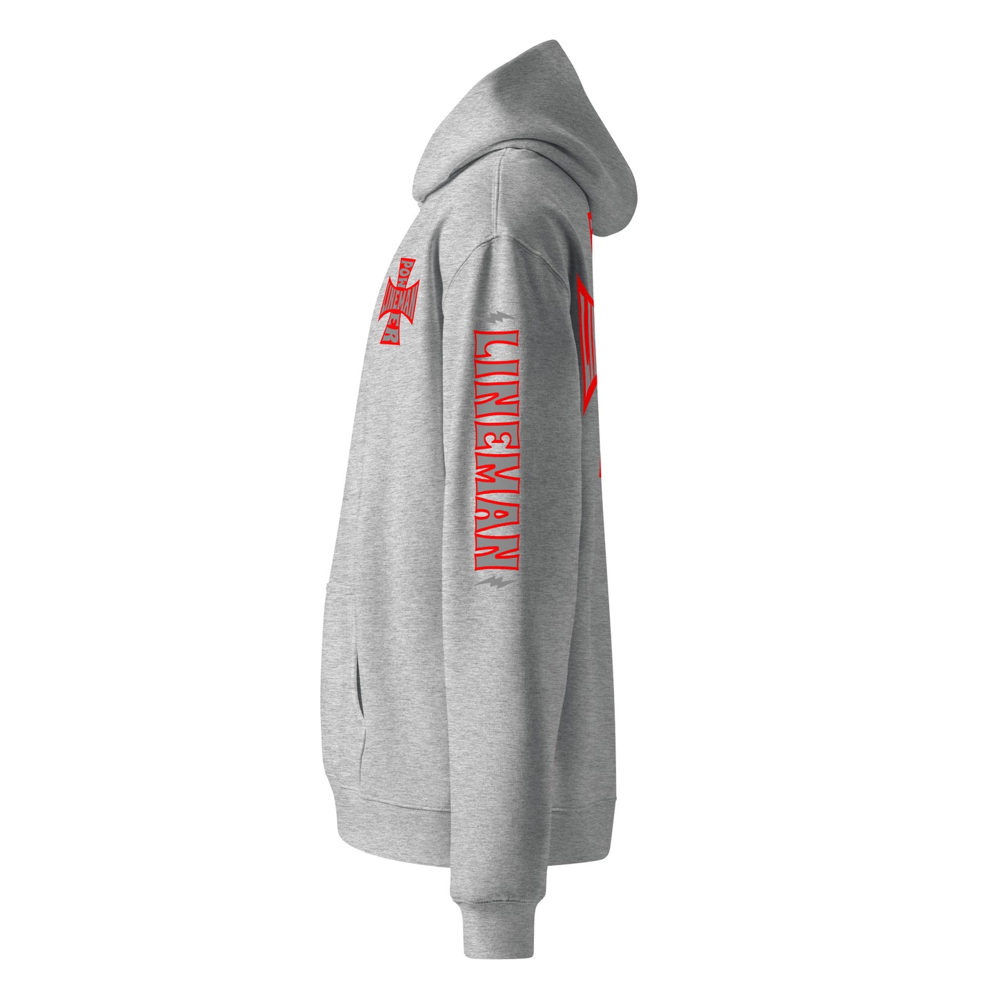 Mens Lineman Oversized Hoodie