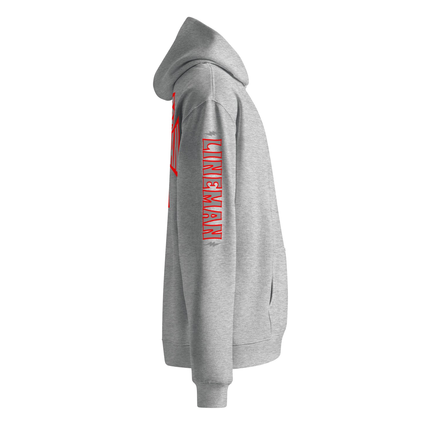 Mens Lineman Oversized Hoodie