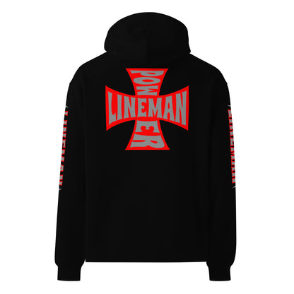 Mens Lineman Oversized Hoodie