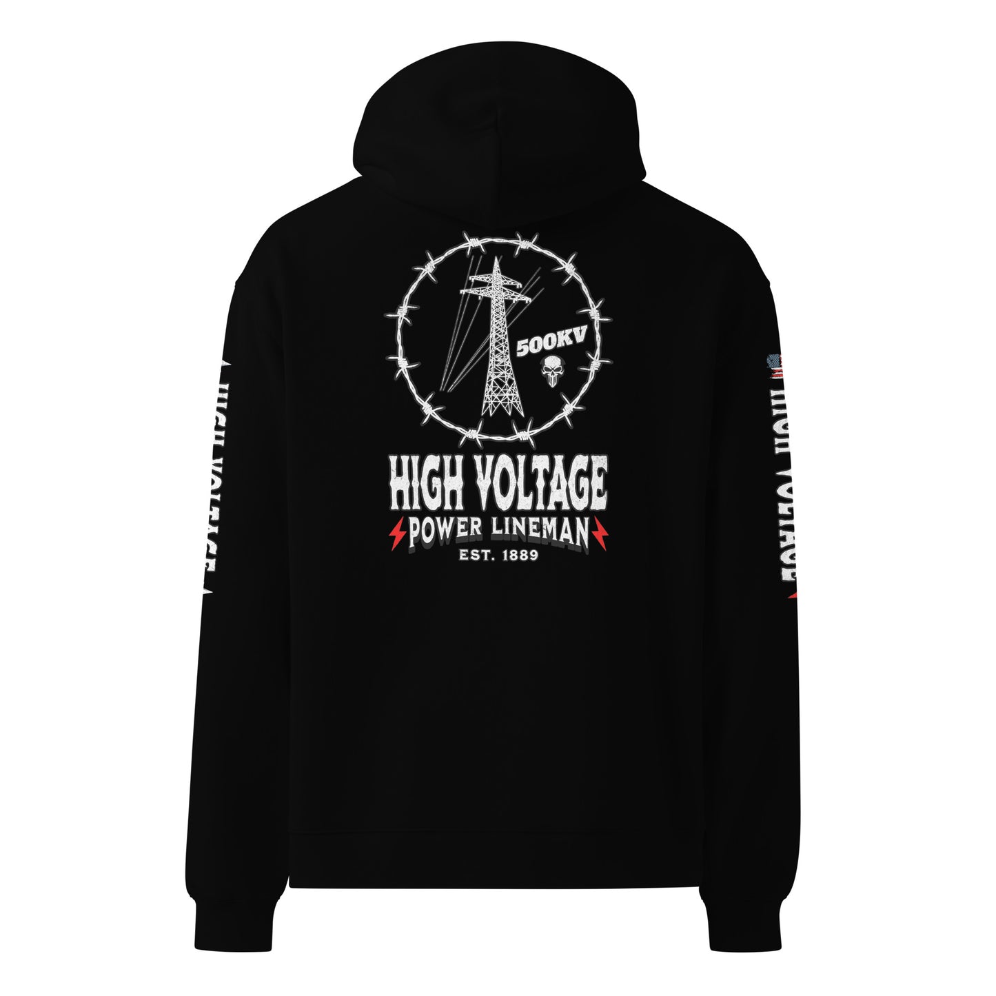 Mens Lineman Oversized Hoodie