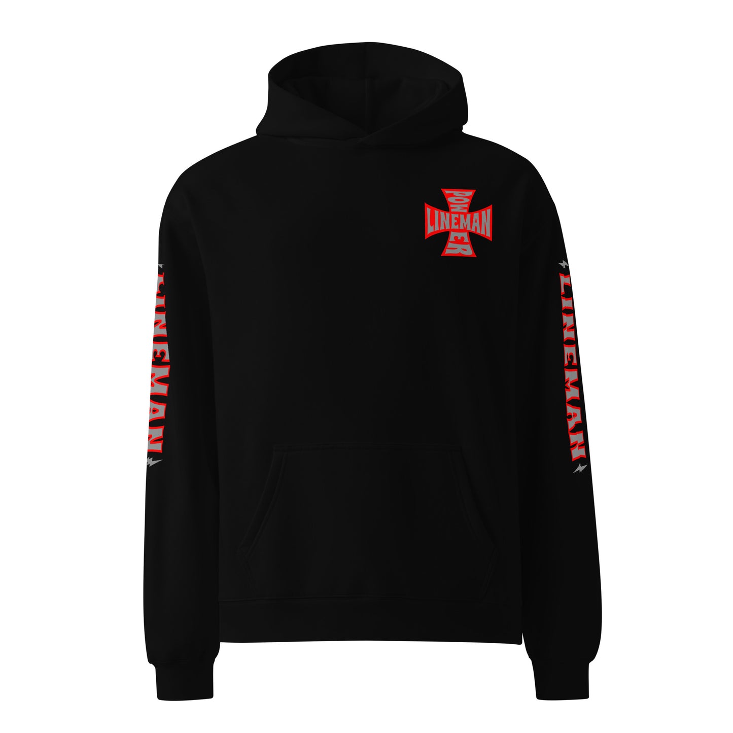 Mens Lineman Oversized Hoodie