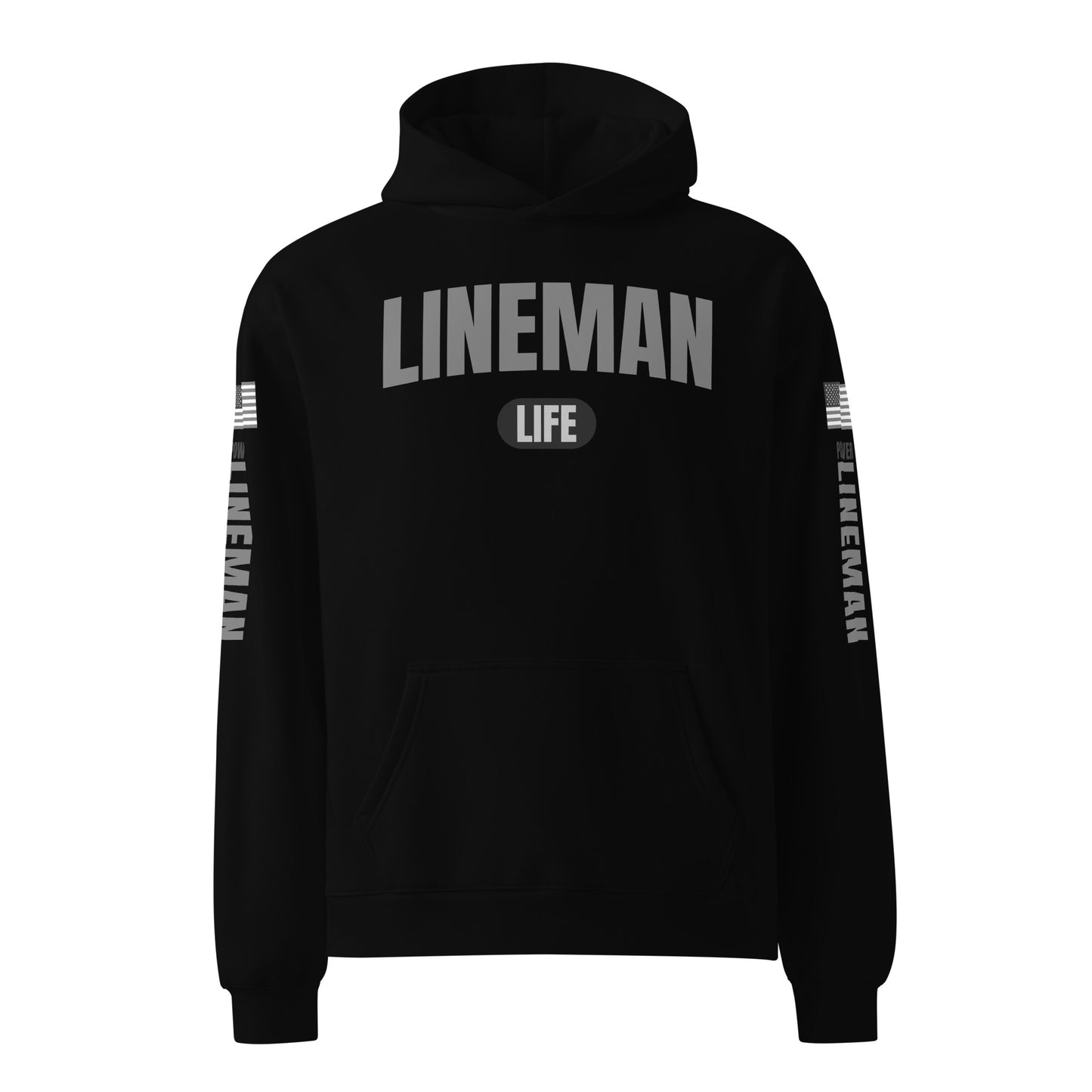 Mens Lineman Oversized Hoodie