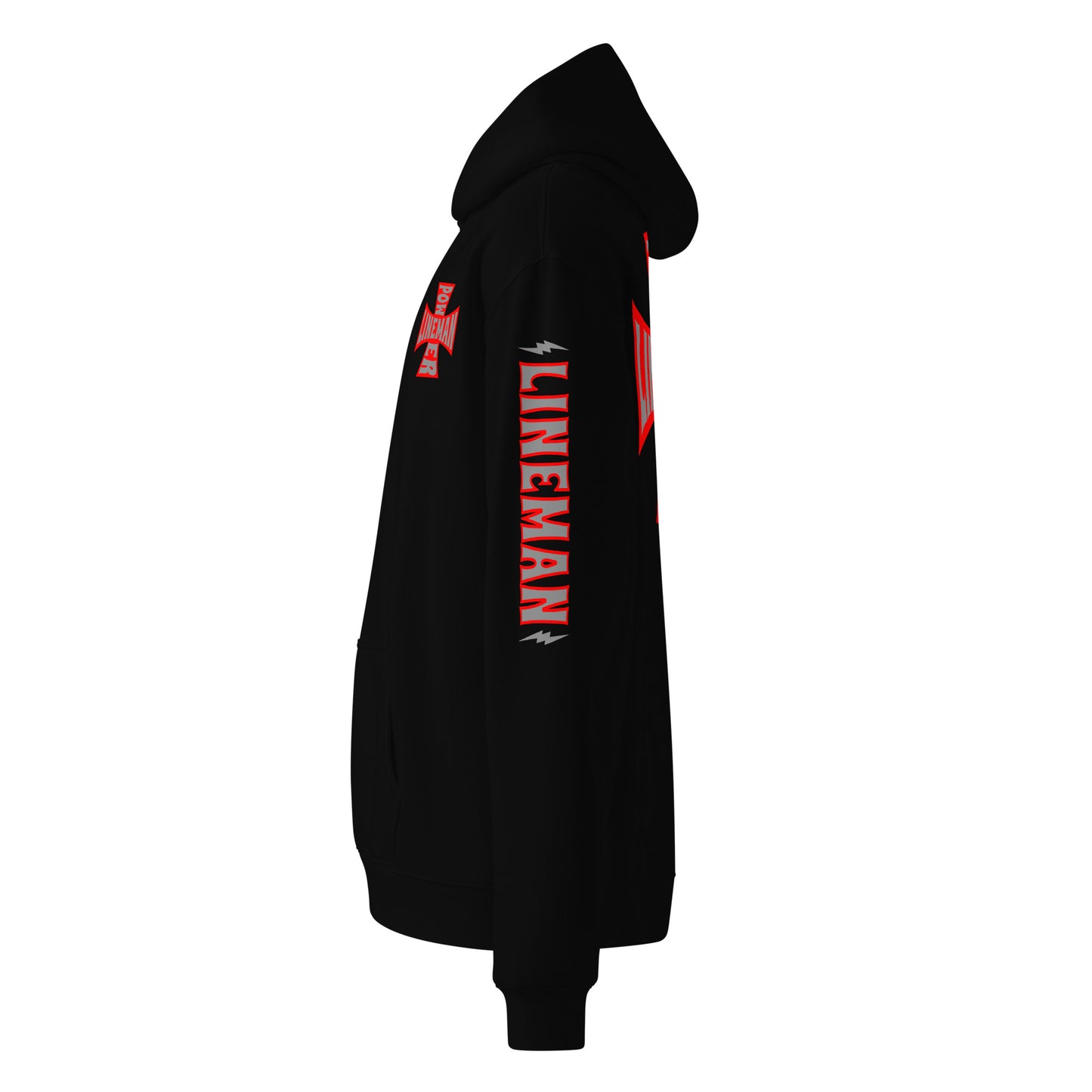 Mens Lineman Oversized Hoodie