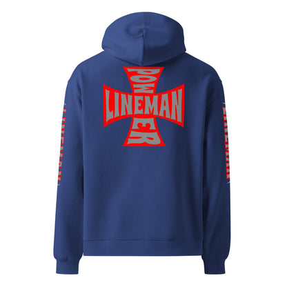 Mens Lineman Oversized Hoodie