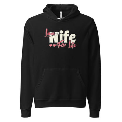 Line Wife Pullover Hoodie | Bella + Canvas 3719, Line Wife Gift, Lineman's Wife, Line wife For Life, Lineman