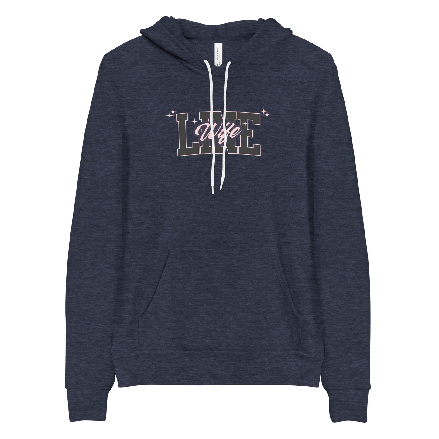 Line Wife Pullover Hoodie | Bella + Canvas 3719, Line Wife Gift, Line Life, Lineman's Wife