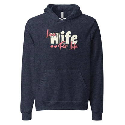 Line Wife Pullover Hoodie | Bella + Canvas 3719, Line Wife Gift, Lineman's Wife, Line wife For Life, Lineman