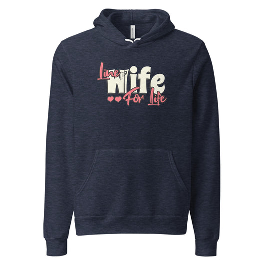 Line Wife Pullover Hoodie | Bella + Canvas 3719, Line Wife Gift, Lineman's Wife, Line wife For Life, Lineman