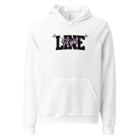 Line Wife Pullover Hoodie | Bella + Canvas 3719, Line Wife Gift, Line Life, Lineman's Wife