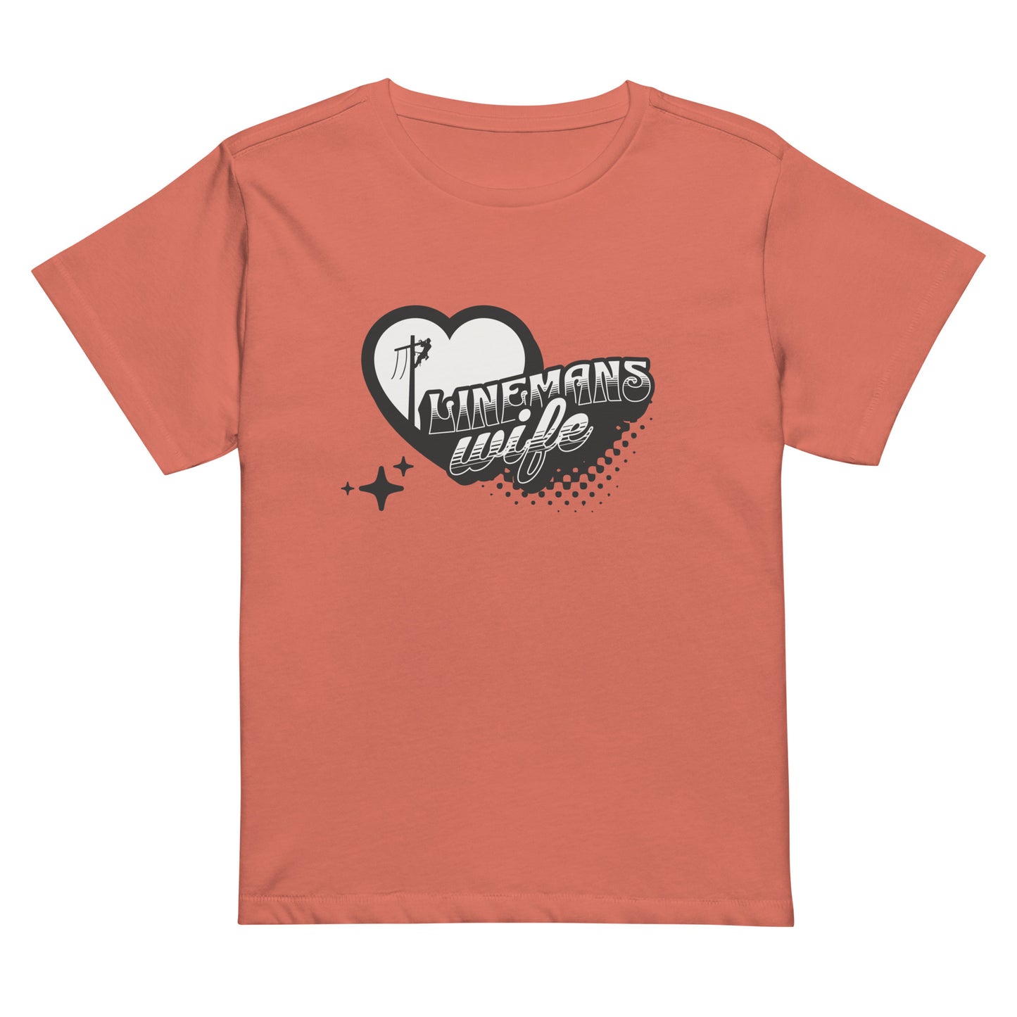 Women’s high-waisted t-shirt